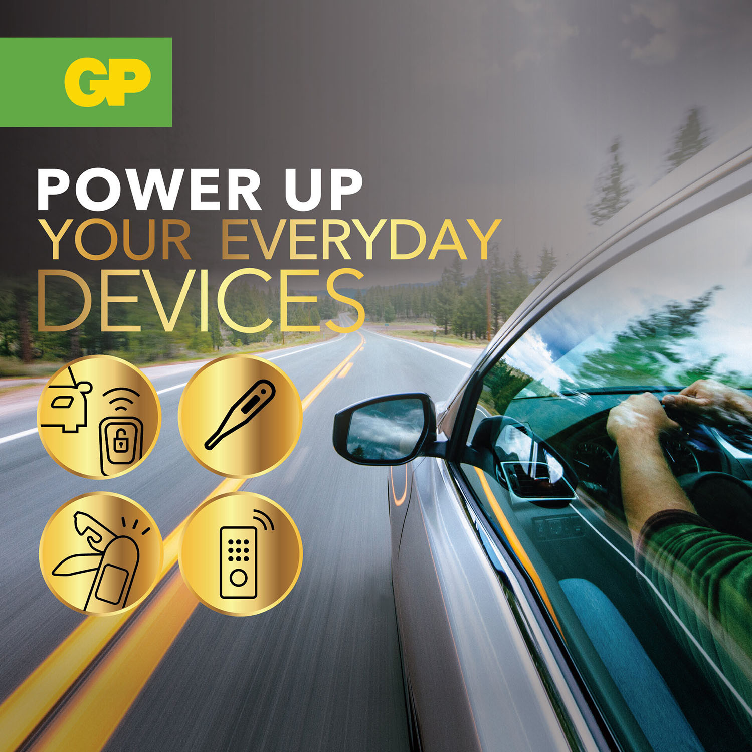 GP Lithium Coin Cell CR1225 1-pack