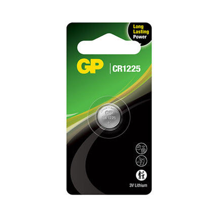 GP Lithium Coin Cell CR1225 1-pack