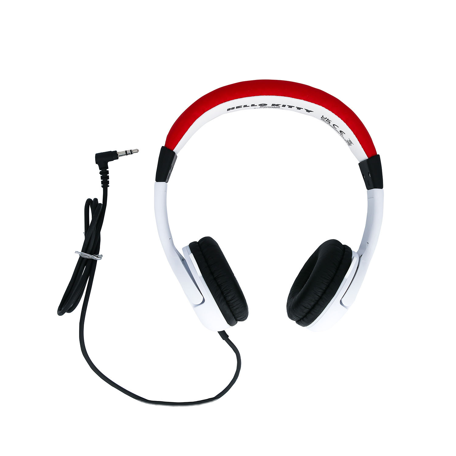 HELLO KITTY Headphones Wired On-Ear 85dB With Ears