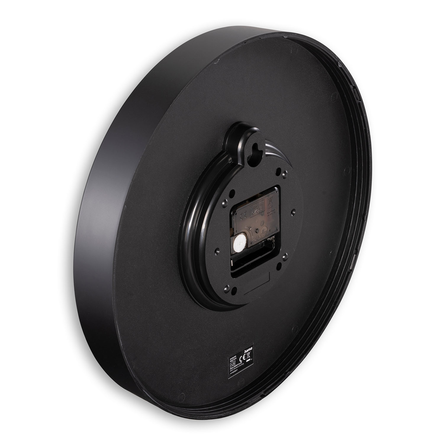 HAMA Corsica Wall Clock 30 cm Black/White