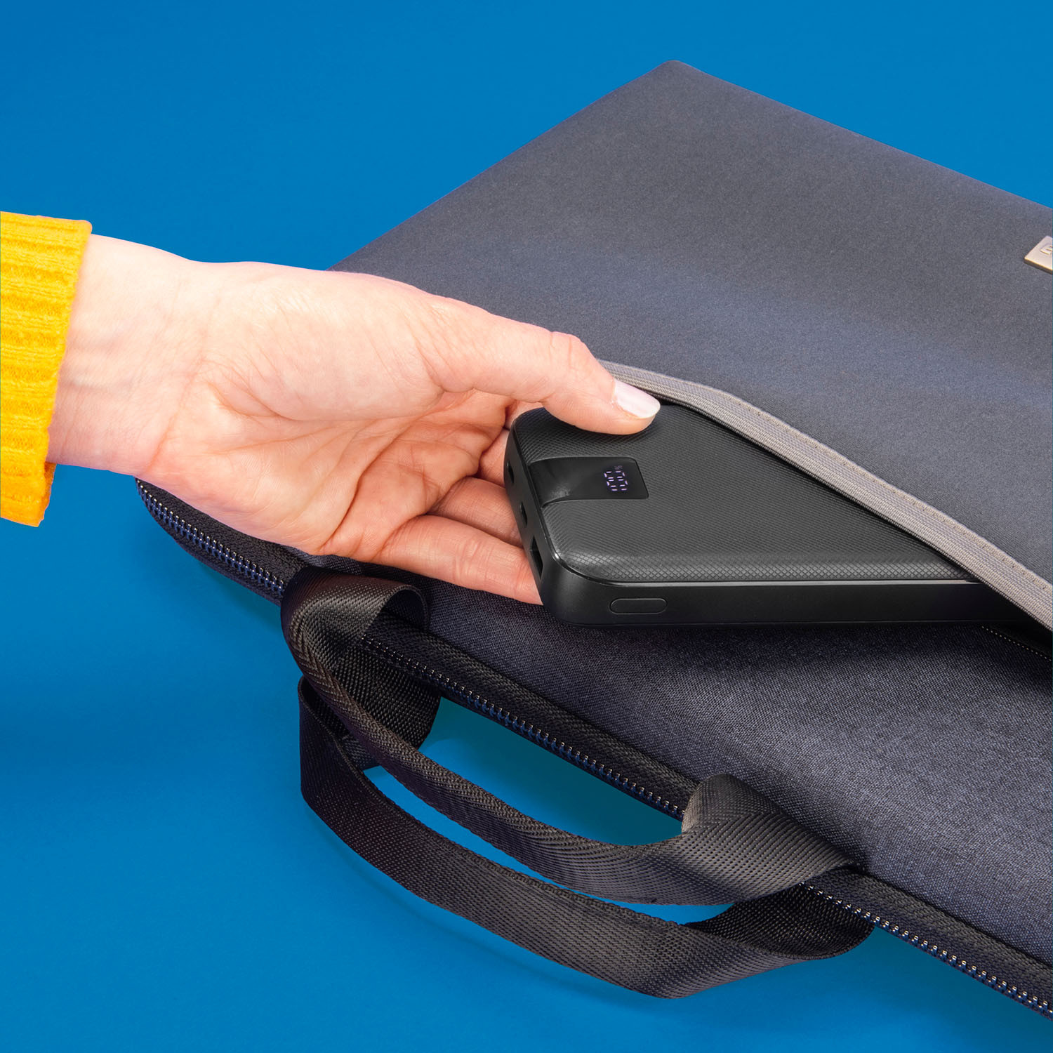 HAMA Powerbank PD 10000mAh 2xUSB-C+1xUSB-A Anthracite