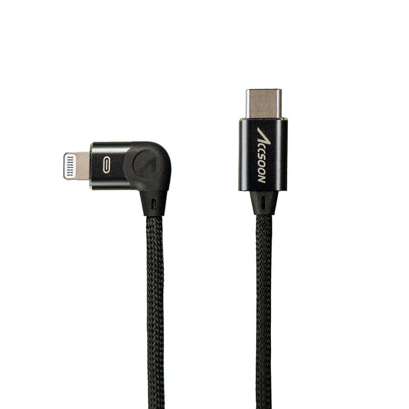 ACCSOON Lightning to USB-C Cable 30cm