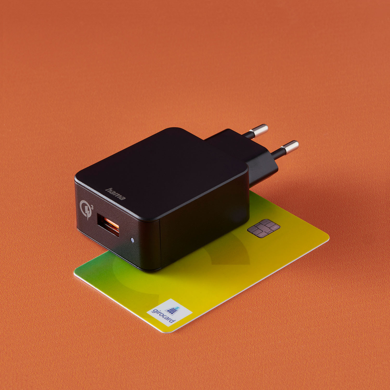 HAMA Fast Charger 1x USB-A Qualcomm 19.5W Black