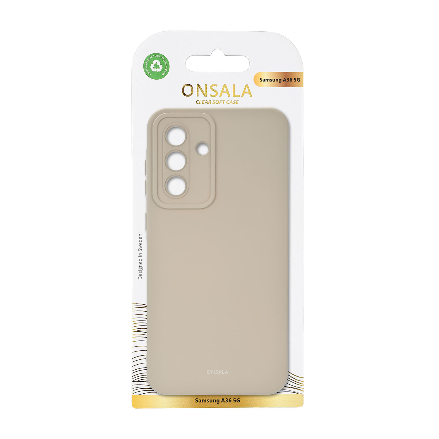 ONSALA Back Silicone Touch Recycled Samsung A36 5G Concrete