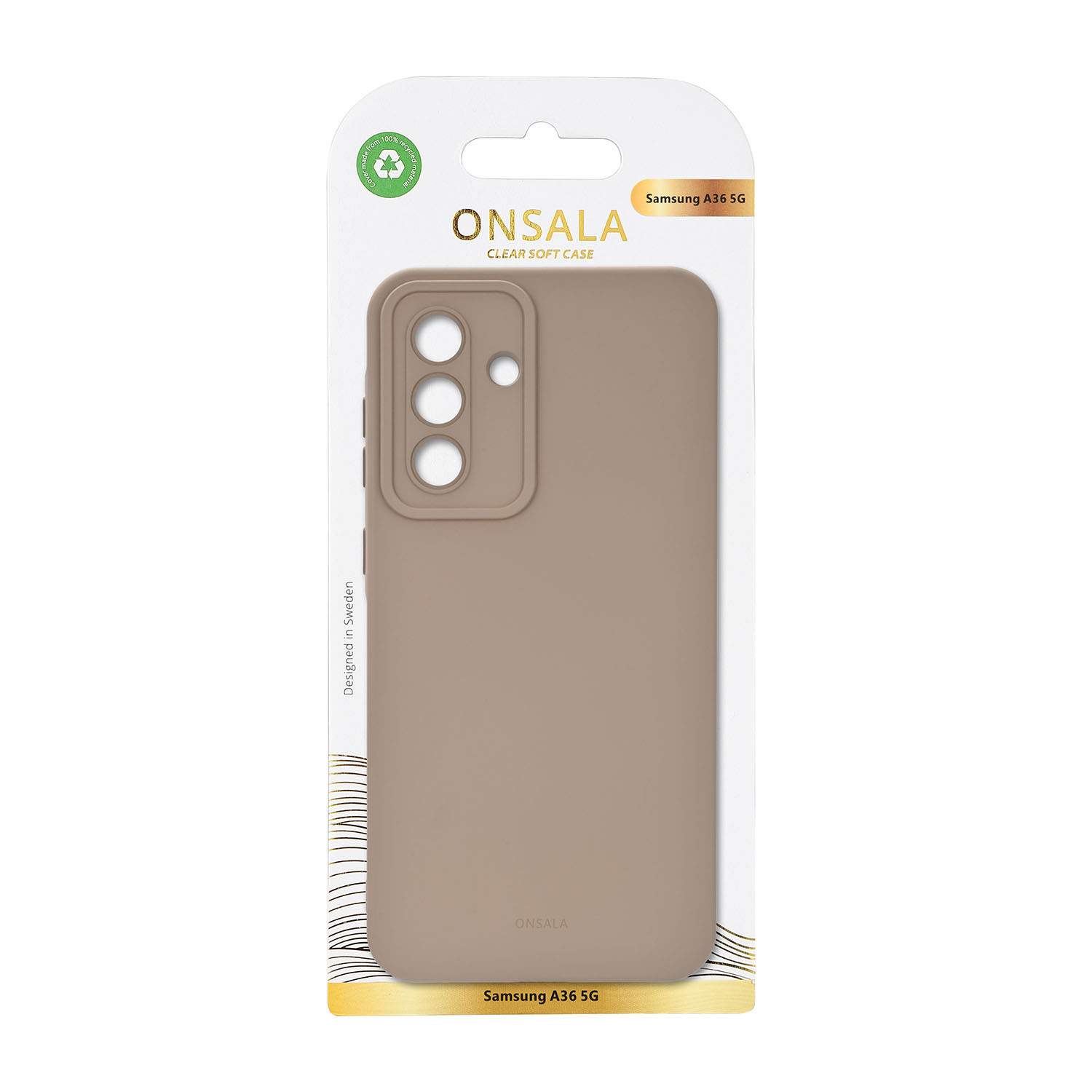 ONSALA Back Silicone Touch Recycled Samsung A36/A56 5G Summer Sand