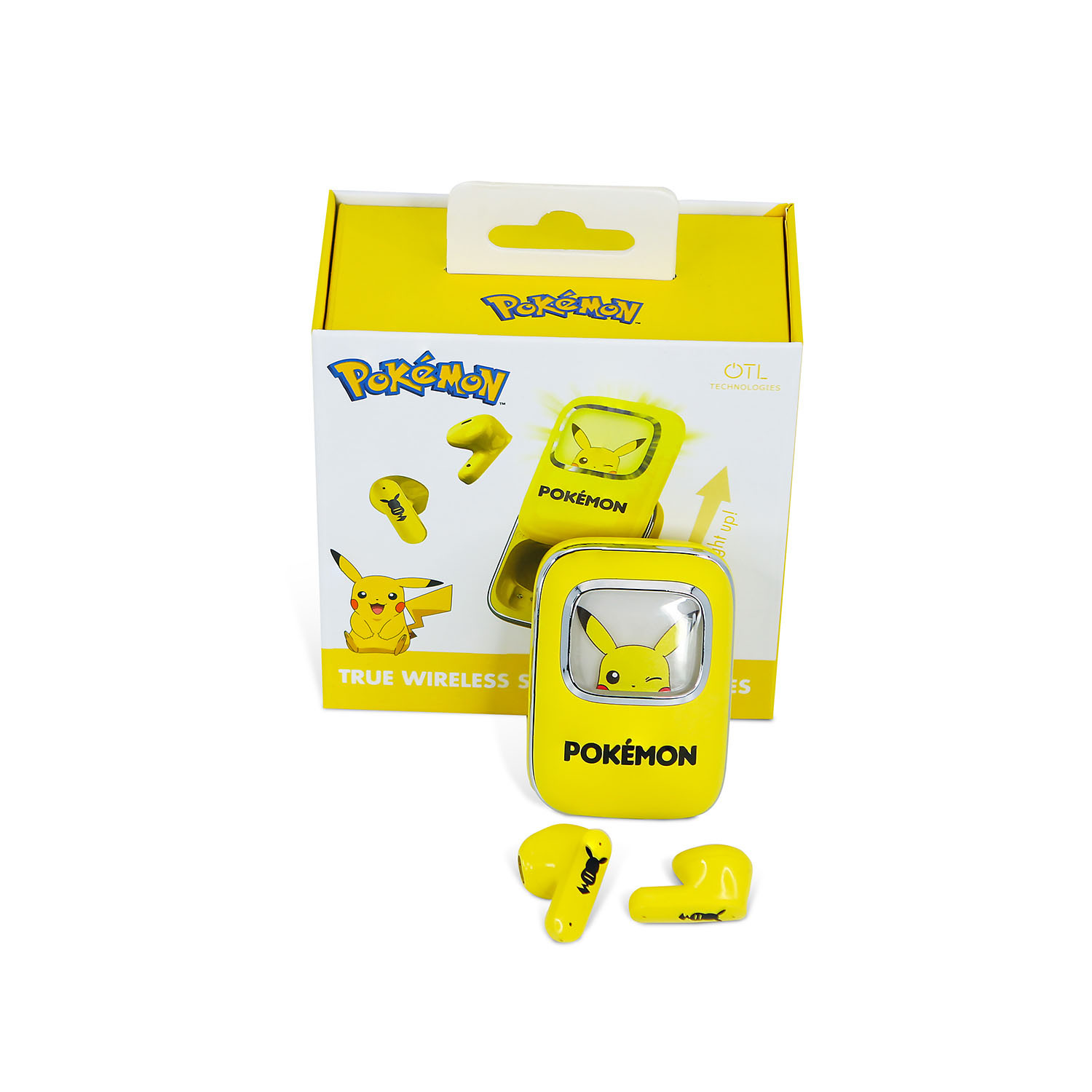 POKEMON Pikachu Headphone In-Ear TWS Slide With LED