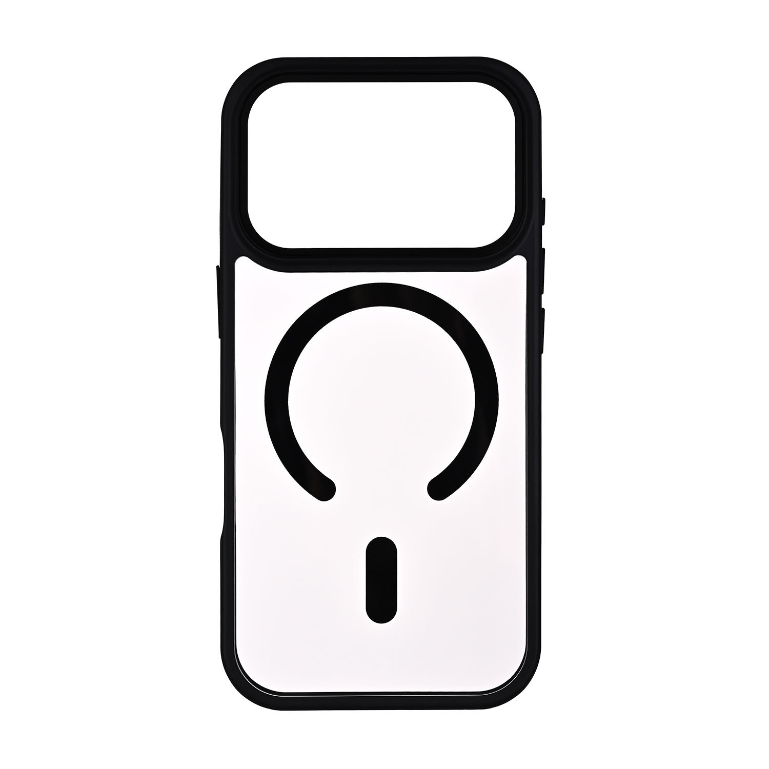 ONSALA Back Bumper Clear Case MagSerie iPhone 17 Pro Clear Case Black