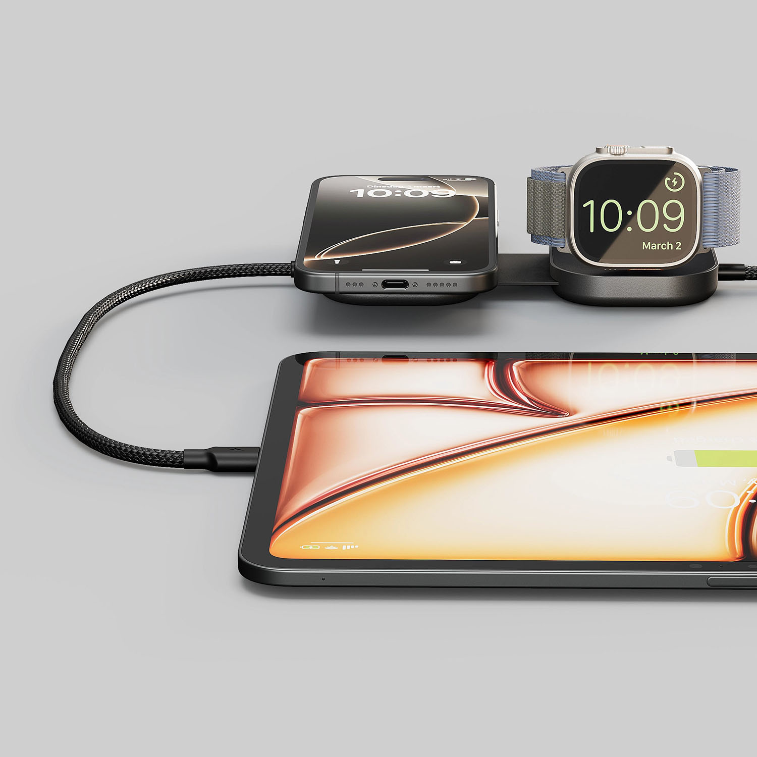 ZENS Charging Cable USB-C Pro 3 Black