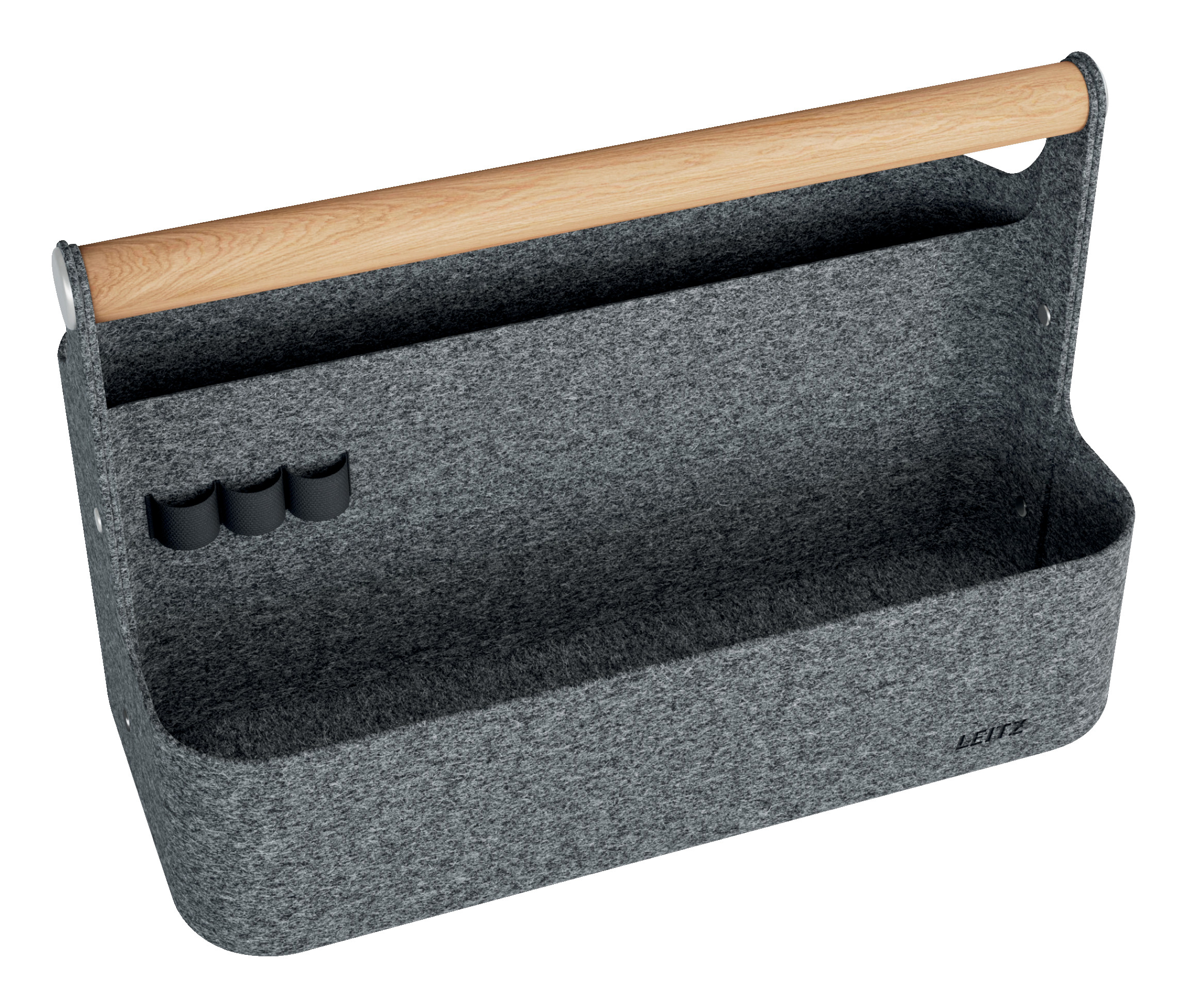 BildeOppbev. kurv M med hndtak Leitz Fabric