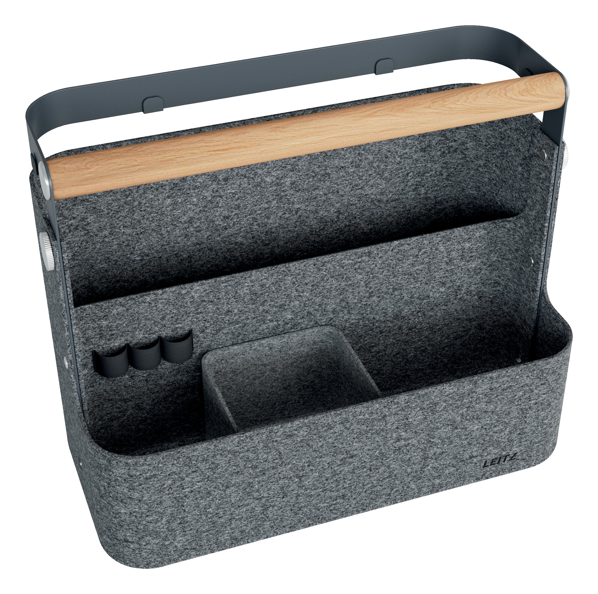 BildeOppbev. kurv L med hndtak Leitz Fabric