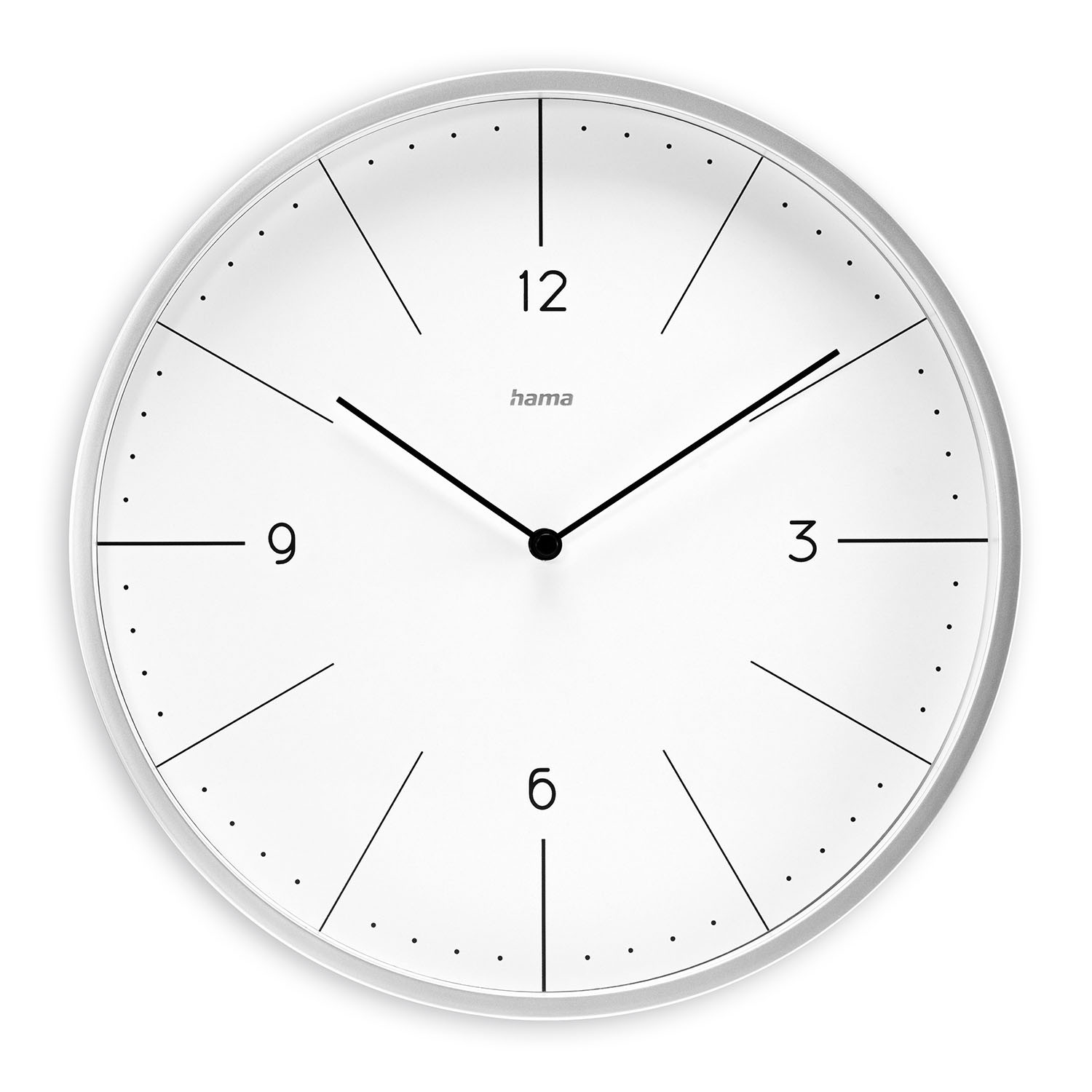 HAMA Wall Clock Sardinia Diameter 30 cm Grey