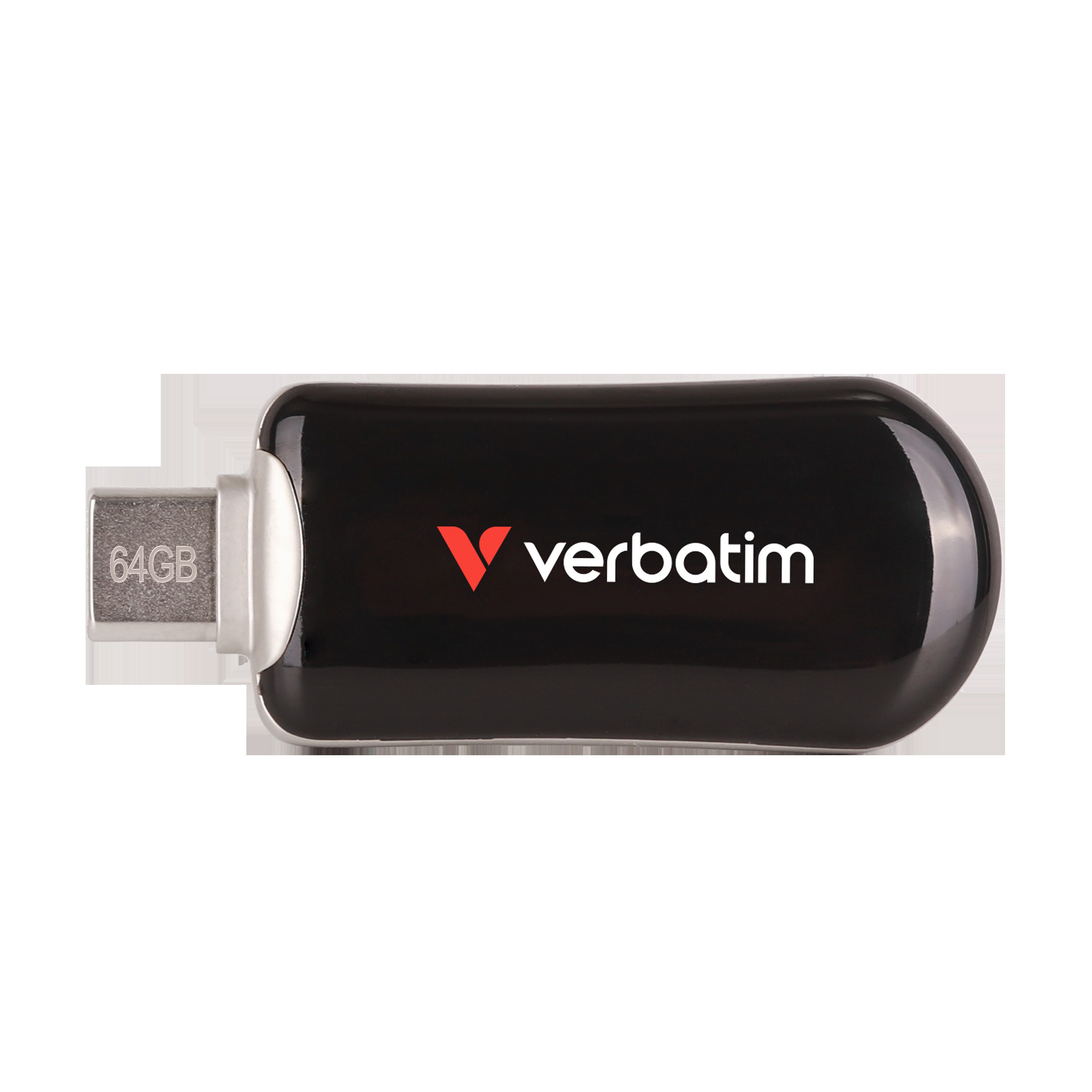 BildeVERBATIM Plectra USB-C Flash Drive Black 64GB
