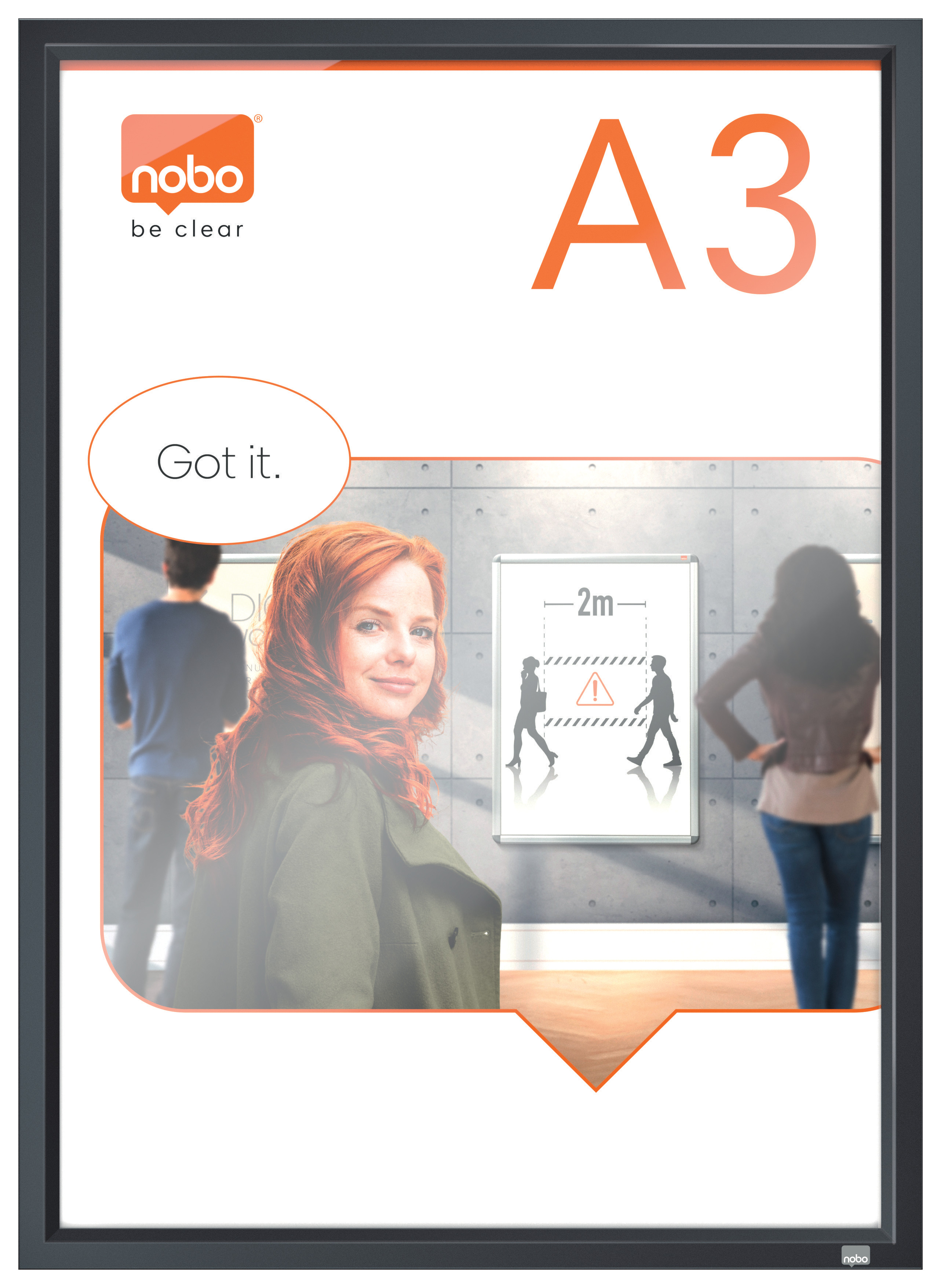 Plakatramme Nobo Impression Pro gr A3