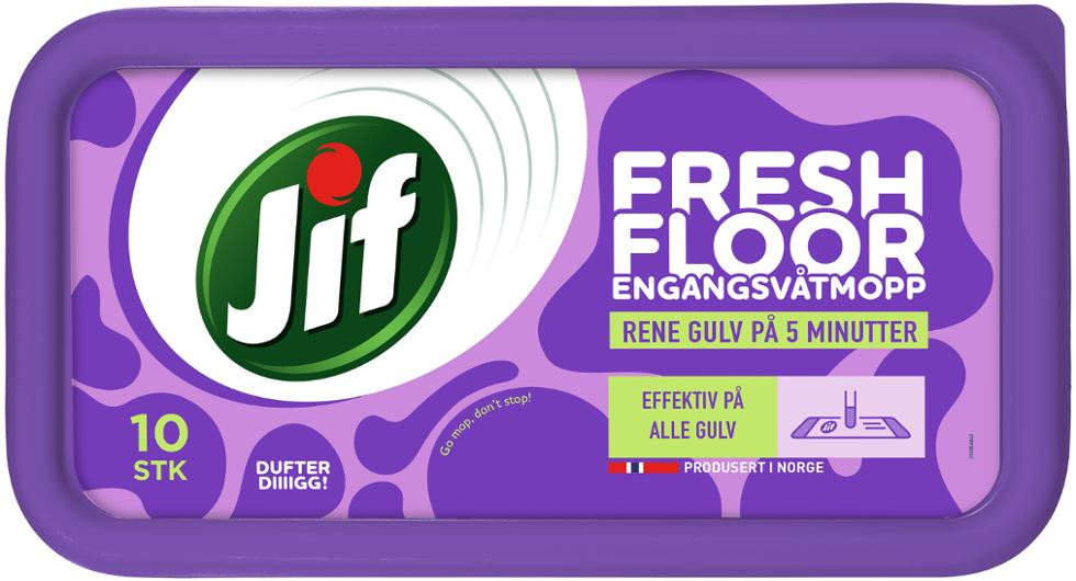Engangsvåtmopp Jif Fresh Floor (10 stk)