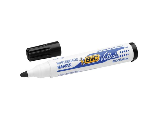 Whiteboardpenn Bic Velleda 1701 Rundsort (12 stk)