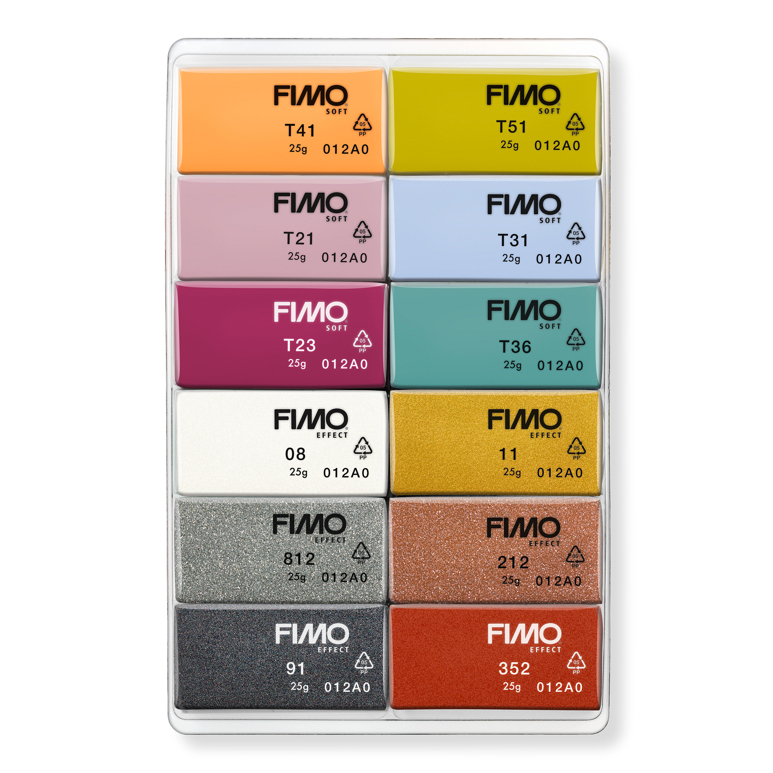 Modellering Leire FIMO SOFT Fashion 12x25g ass (12)