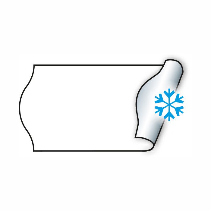 METO Fryseetiket perm 22x12 hvit (12rl/1000)