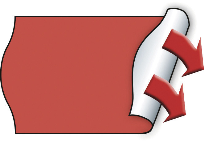 METO Etiket perm 32x19 neonrd (5rl/1000)