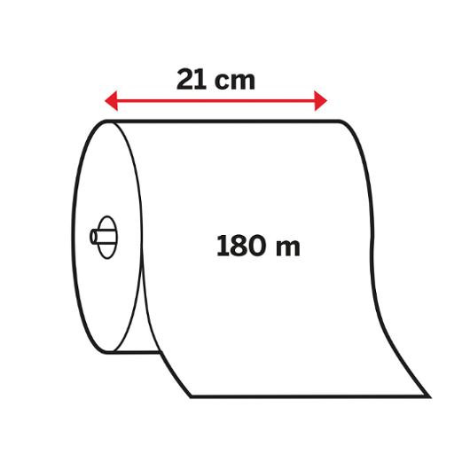 Tørkerull Katrin System M 2L 180M Blå (6 ruller)