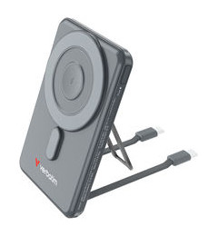 VERBATIM Charge n Go USB-C Cable Power Bank Magnet 5K Grey