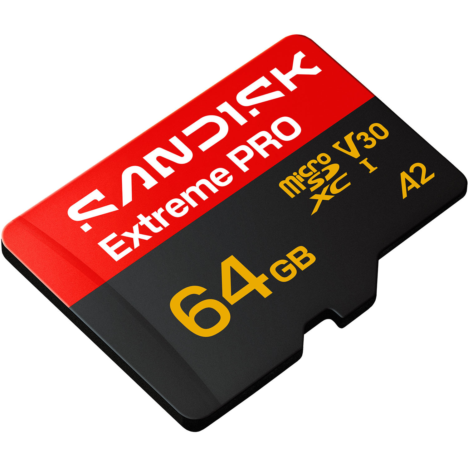BildeSANDISK MicroSD Extreme Pro 64GB 200/90MB/s C10 UHS U3 V30 A1 Adapter