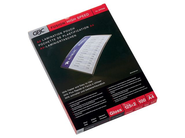 BildeLamineringsficka GBC A4 HiSp 125mic(100)