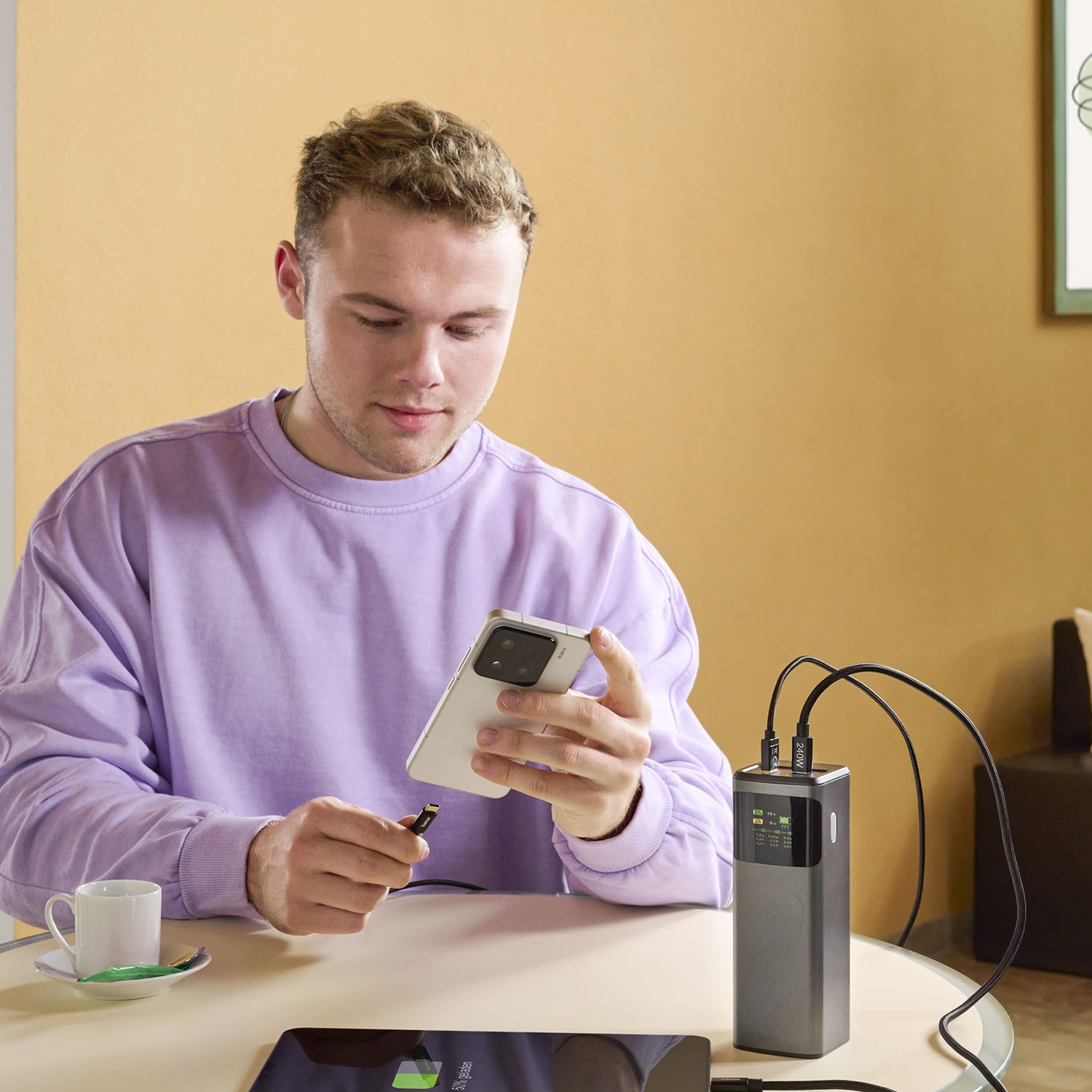 HAMA Power Pack 200W Fast Charge 24000mAh 2xUSB-C 1xUSB-A Black