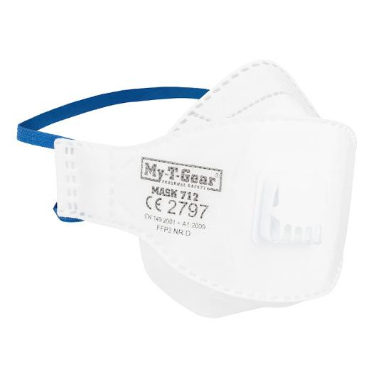 BildeStøvmaske Mtg 712 Ffp2 M/Ventil Fold (15 stk)
