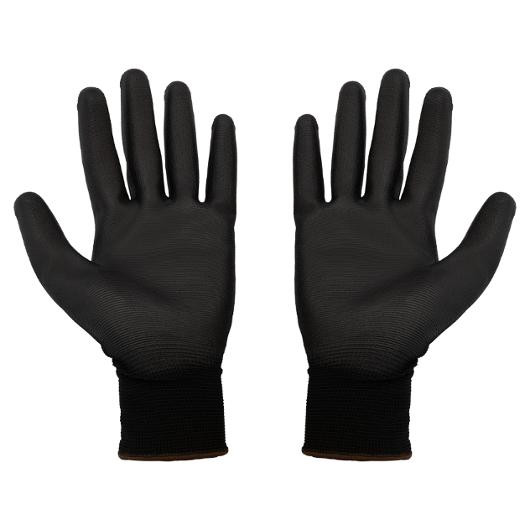 Hanske Mtg Ma-1305-Pnx Lett Pu 7 Sort (12 par)