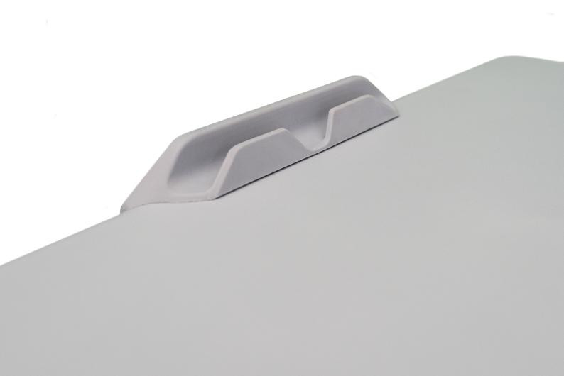 Skolestol Bi-Office M/Bord Grå