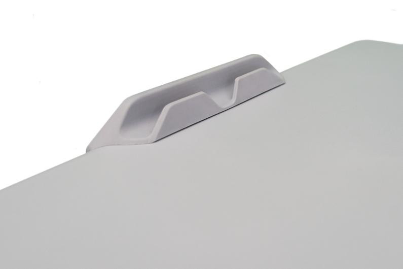 Skolestol Bi-Office M/Bord Grå