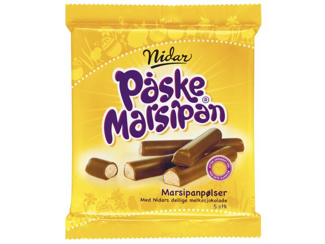 BildeMarsipanpølser Nidar 110G (38 stk)