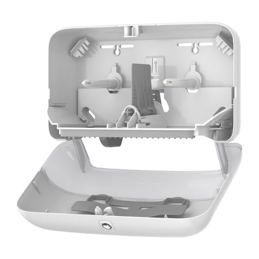 Dispenser Tork Twin Toalettpapir T7 Hvit