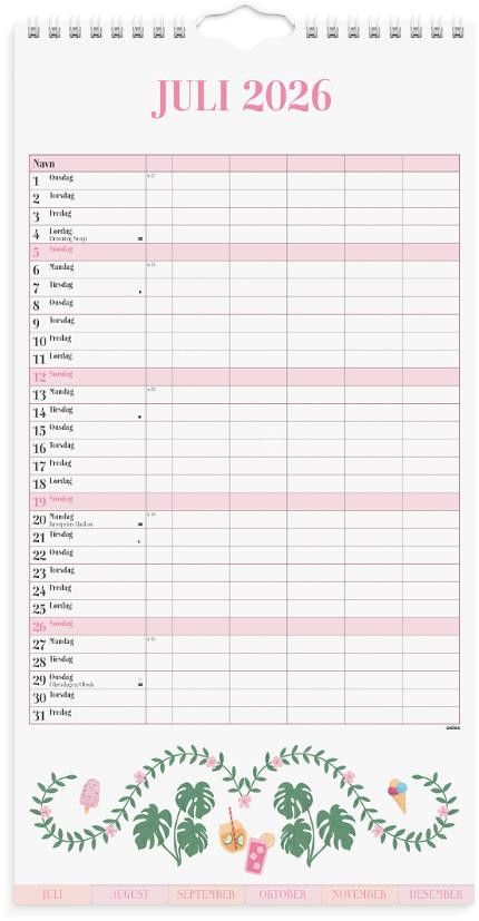 Familiekalender Grieg Annie 26/27