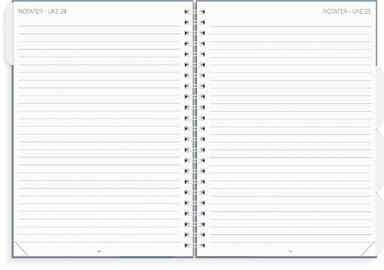 Lærerkalender A4 Vg Skole 26/27 Blå