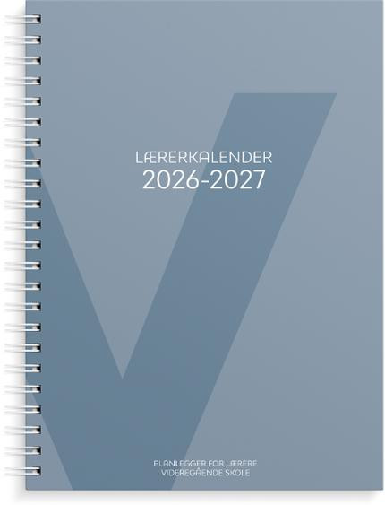 BildeLærerkalender A4 Vg Skole 26/27 Blå