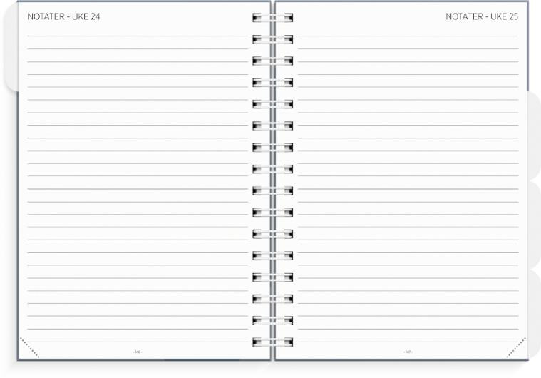 Lærerkalender A5 Vg Skole 26/27 Blå