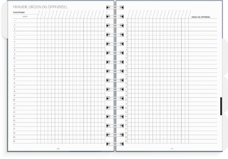 Lærerkalender A5 Vg Skole 26/27 Blå