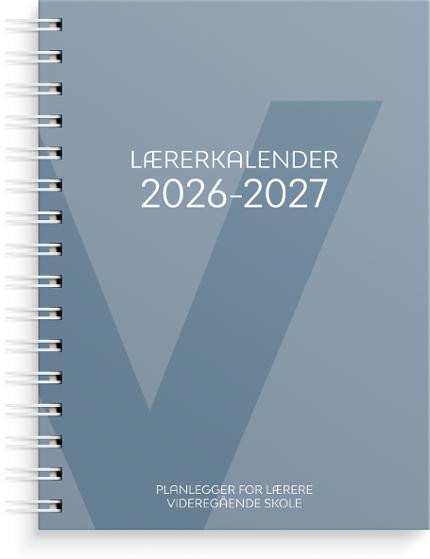 BildeLærerkalender A5 Vg Skole 26/27 Blå