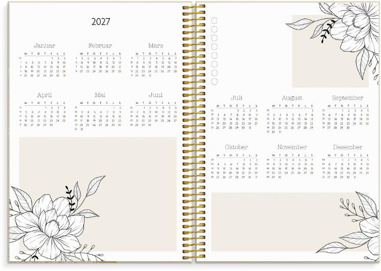 Life Planner Bloom Grieg A5 26/27