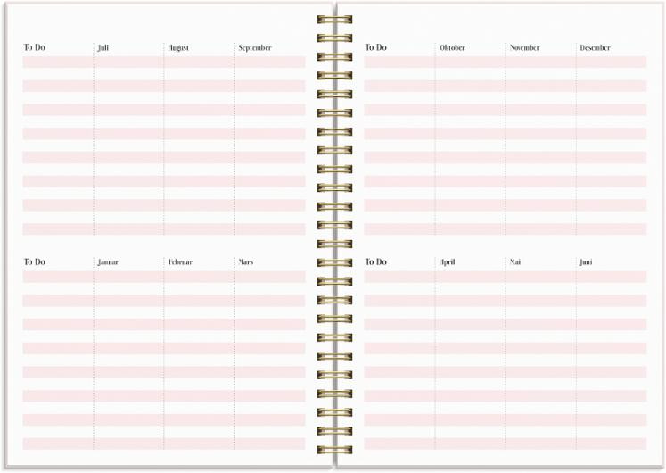 Life Planner Pink Ii Grieg A5 26/27