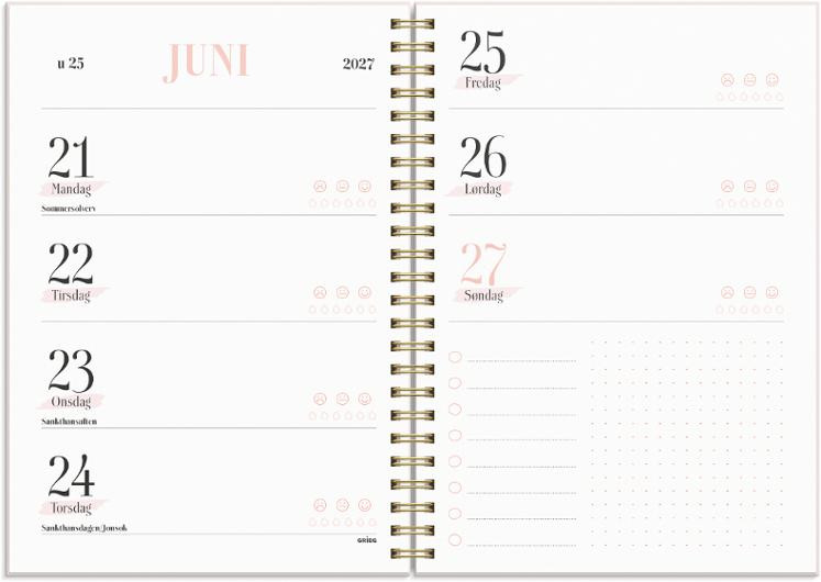 Life Planner Pink Ii Grieg A5 26/27