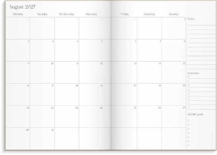 Kalender Burde Student Planner A5 26/27