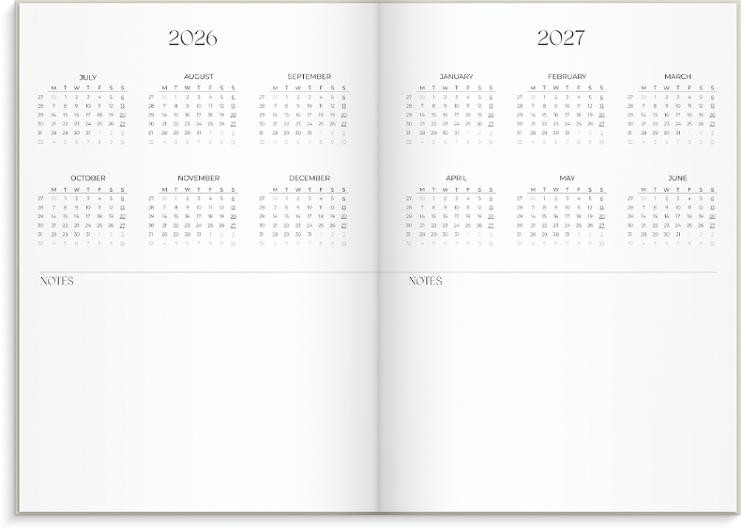 Kalender Burde Student Planner A5 26/27