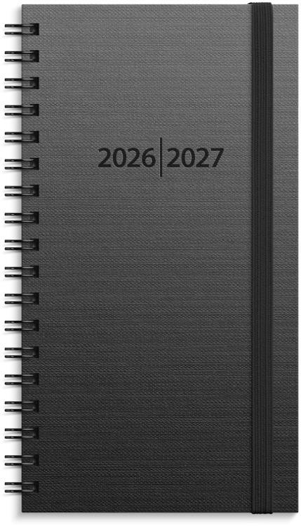 BildeKalender Grieg Slim Spiral 26/27 Sort