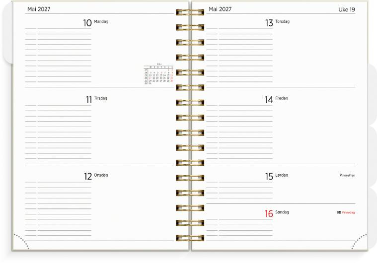 Organizer Og Notes Grieg A5 26/27 Daisy