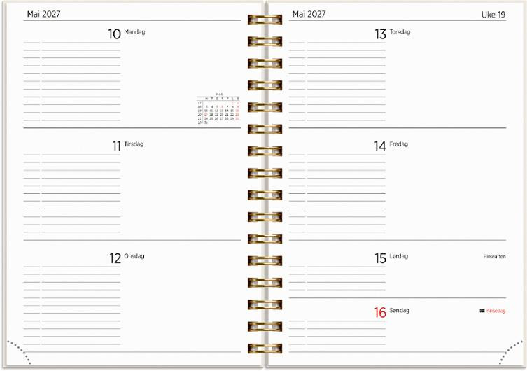 Studentkalender Grieg A5 26/27 Flower