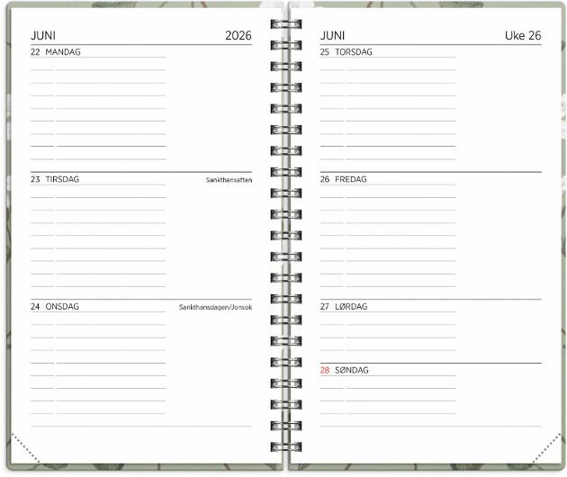 Studentkalender Grieg Xl 26/27 Sort