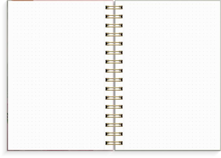 Spiralbok Burde A5 Still Life Dots