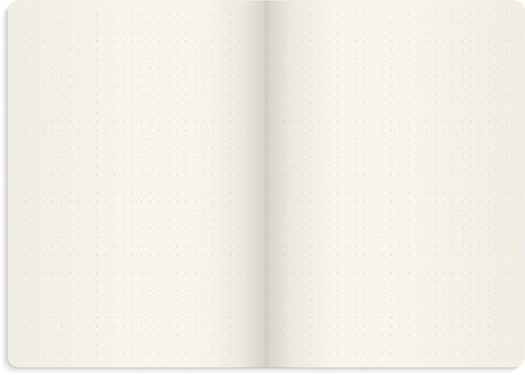 Notatbok Burde Dotnotes Deluxe A5 Brun